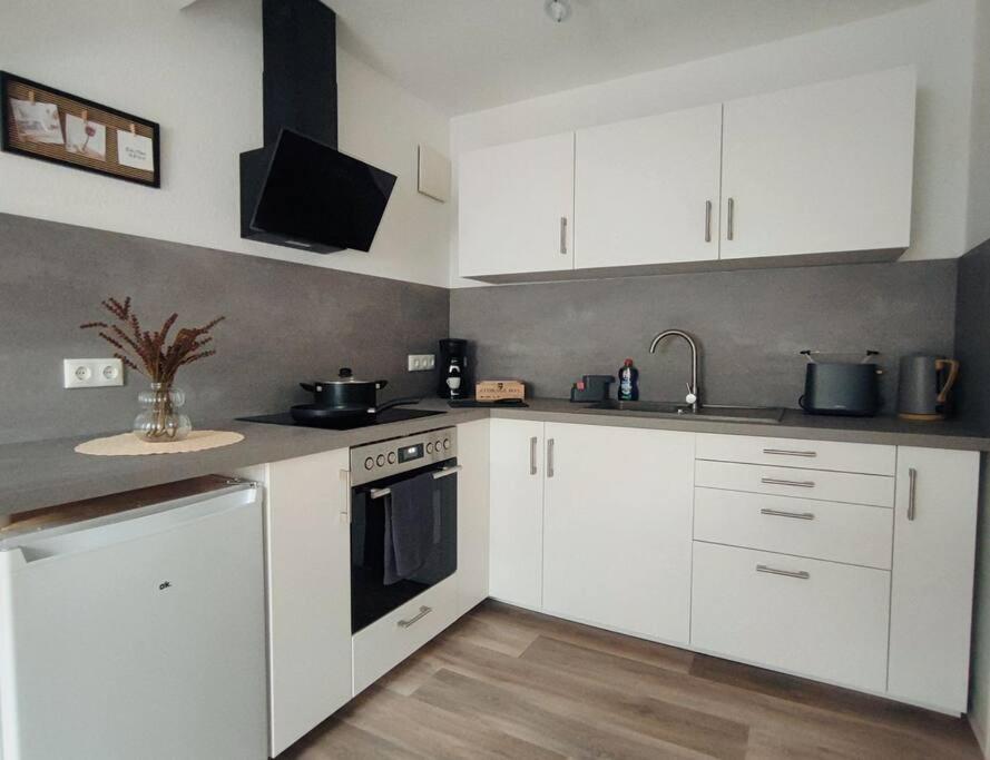Stylische Altstadtwohnung - Netflix - Smart Tv - Schlafsofa Fuer 3 Personen Erfurt Exterior foto